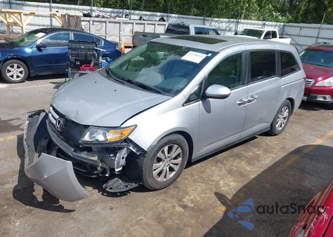 2015 Honda Odyssey Ex-L z USA, uszkodzony, nr VIN 5FNRL5H6XFB101559